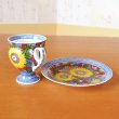 Photo3: Coffee Cup and Saucer Himawari Sunflower | Kousai Kasahara Traditional Craftsperson work (3)