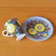 Photo4: Coffee Cup and Saucer Himawari Sunflower | Kousai Kasahara Traditional Craftsperson work (4)