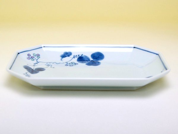Photo2: Medium Plate (17.5cm) Yama budou Grape (2)