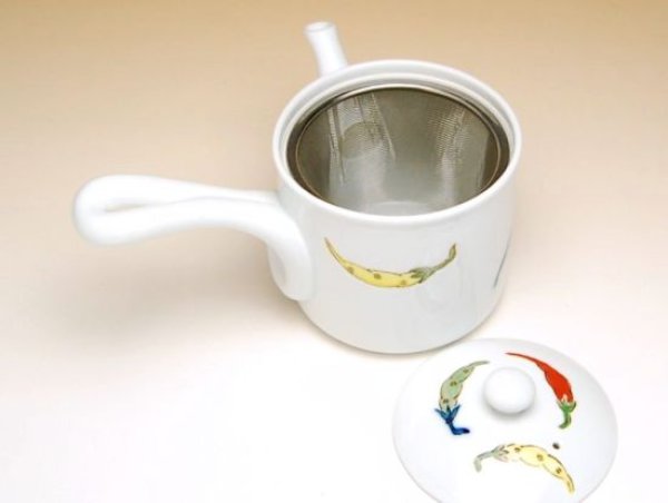 Photo4: Teapot Kyusu Shikisai karashi (4)