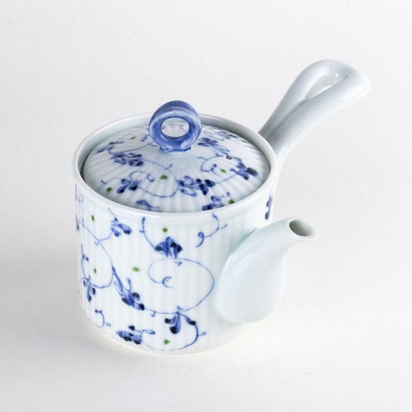 Photo1: Teapot Kyusu Karakusa Tsuzuri Small (1)