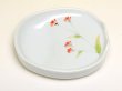 Photo3: Small Plate for soy sauce (10.7cm) Hana shizuka (3)