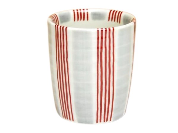 [Made in Japan] Inase (Red) Japanese green tea cup