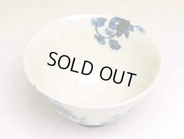 Photo3: Rice Bowl Saika karakusa (Blue) (3)