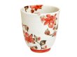 [Made in Japan] Saika karakusa (Red) Japanese green tea cup