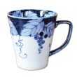 Photo1: Mug Fuchidami Budou Grape Blue (1)