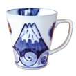 Photo1: Mug Mt. Fuji Blue (1)