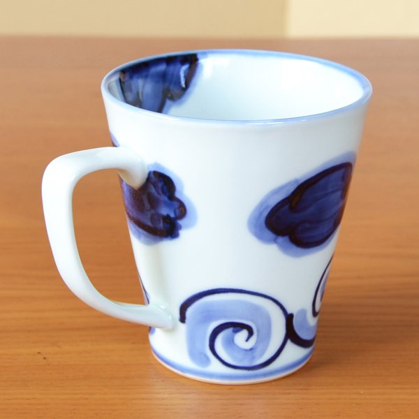 Photo4: Mug Mt. Fuji Blue (4)