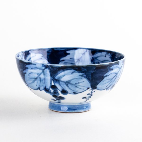 Photo2: Rice Bowl Fuchidami Bdou Grape Blue (2)