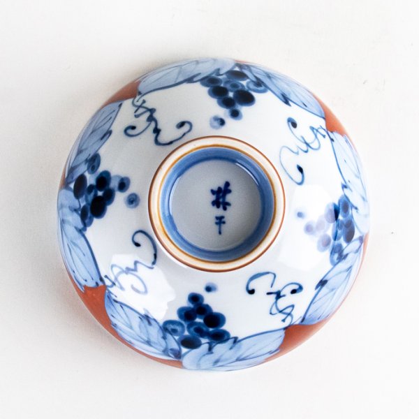 Photo4: Rice Bowl Fuchidami Bdou Grape Red (4)