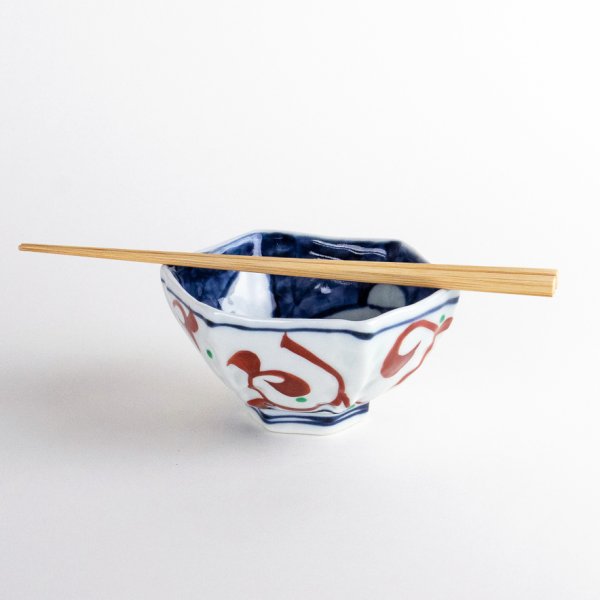 Photo7: Small Bowl Rabbit Akae Usagi (12.2 cm/4.8 in) (7)