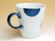 Photo2: Mug Nisai marumon (Blue) (2)