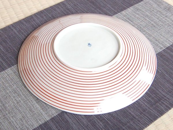 Photo4: Large Plate (24.5cm) Nisai sensuji (one piece) (4)