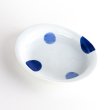 Photo3: Large Oval Plate Nisai-Marumon (24.8 cm/9.8 in) (3)