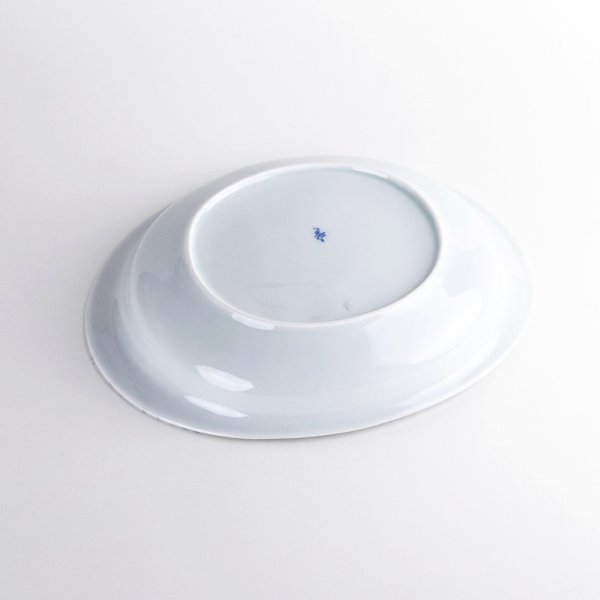 Photo5: Large Oval Plate Turezure-Tokusa (24.8 cm/9.8 in) (5)
