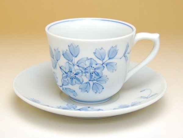 Photo2: Coffee Cup and Saucer Somenishiki tessen (2)