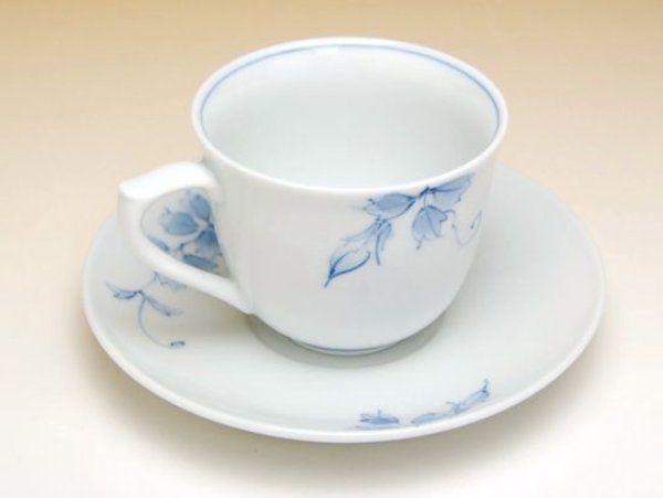 Photo3: Coffee Cup and Saucer Somenishiki tessen (3)
