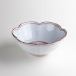 Photo1: Medium Bowl Mikomi seniri Red (12.8cm/5in) (1)