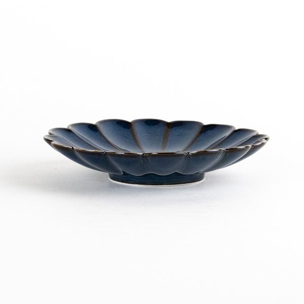 Photo4: Chrysanthemum-Shaped Small Plate Gunjo (12.5 cm/4.9 in) (4)