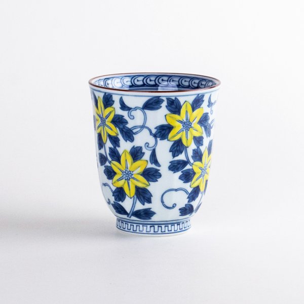 Photo3: Mug Shiro-Tessen Clematis Yellow (3)
