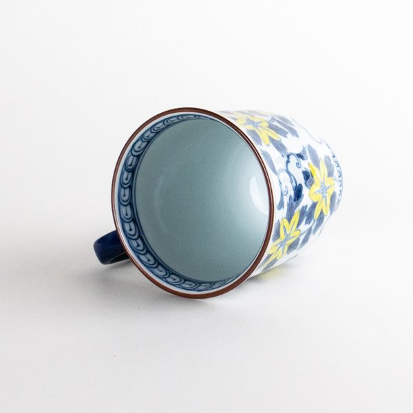 Photo6: Mug Shiro-Tessen Clematis Yellow (6)