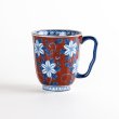 Photo1: Mug Dami-Tessen Clematis Red (1)