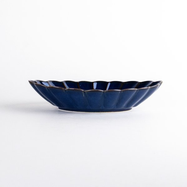 Photo4: Medium Oval Bowl Gunjo (19 cm/7.5 in) (4)