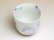 Photo2: Yunomi Tea Cup for Green Tea Icchin usagi Rabbit (Blue) (2)