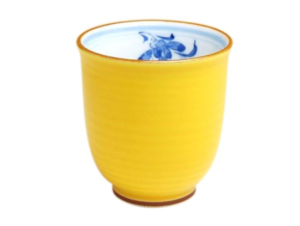 [Made in Japan] Ran no kaori (Yellow) Japanese green tea cup