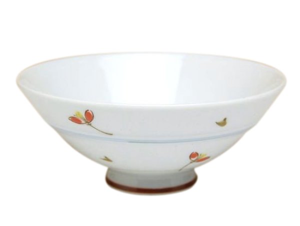 [Made in Japan] Akane-so  (Red) rice bowl