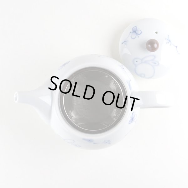 Photo6: Teapot Icchin hana usagi Rabbit (6)