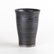Photo1: Ceramic Beer Glass Fu-jin Silver (1)