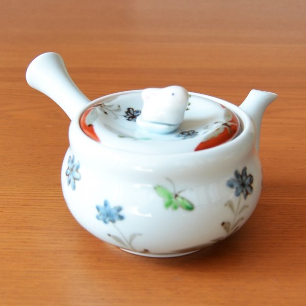 Photo3: Teapot Kyusu Shikisai Kobana Usagi Rabbit (3)