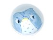 [Made in Japan] Yume fukurou owl (Blue) rice bowl