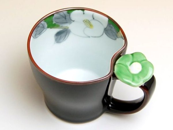 Photo2: Mug Hana emaki (Green) (2)