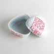 Photo3: Bowl with Lid Rice Ball Shape Onigiri Sakura Pink (3)