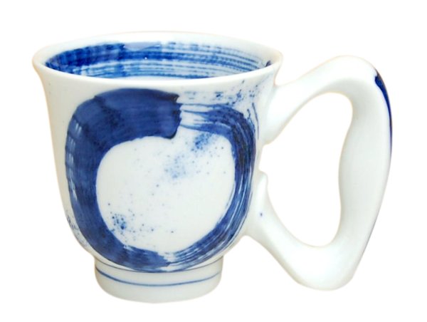 [Made in Japan] Hake maru big handle mug