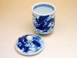 Photo3: Yunomi Tea Cup with Lid for Green Tea Tomi Ryu Dragon (Small) (3)