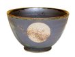 [Made in Japan] Fuku kasumi moon (Black) rice bowl