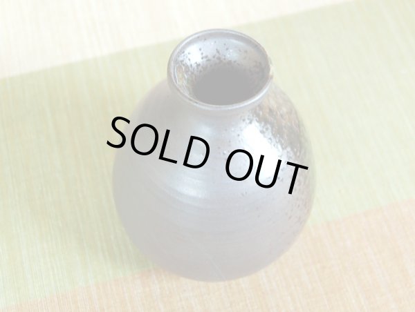 Photo4: Sake set 1 pc Tokkuri bottle and 2 pcs Cups Enka (4)