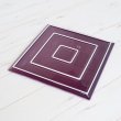Photo4: Large Plate Tou kiriko Purple (24.3cm/9.6in) (4)