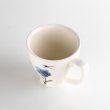 Photo3: Mug Chijire Hana Flower Blue (3)