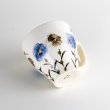 Photo5: Mug Chijire Hana Flower Blue (5)