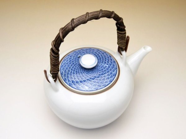 Photo2: Teapot Dobin Seigaiha (2)