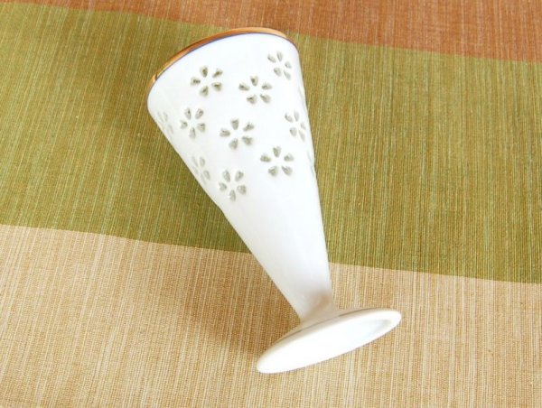 Photo3: Cup Openwork Suisyo hanazume (3)