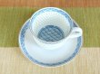 Photo3: Coffee Cup and Saucer Openwork Suisho seikainami (3)