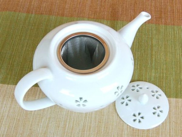 Photo4: Tea set for Green Tea 1 pc Teapot and 5 pcs Cups Suisho hanazume (4)