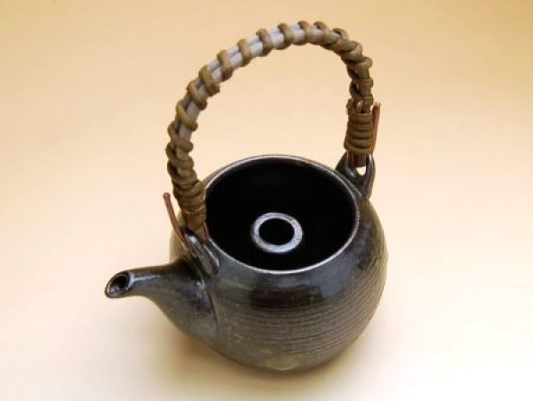 Photo3: Single-Flower Vase Kokuyu dobin gata (3)