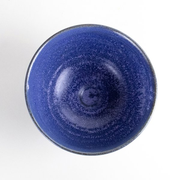 Photo4: Matcha Bowl Ruri-Kessho with Wooden Box (4)