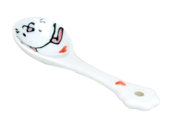 [Made in Japan] <Child tableware>Niko Niko club rabbit Spoon